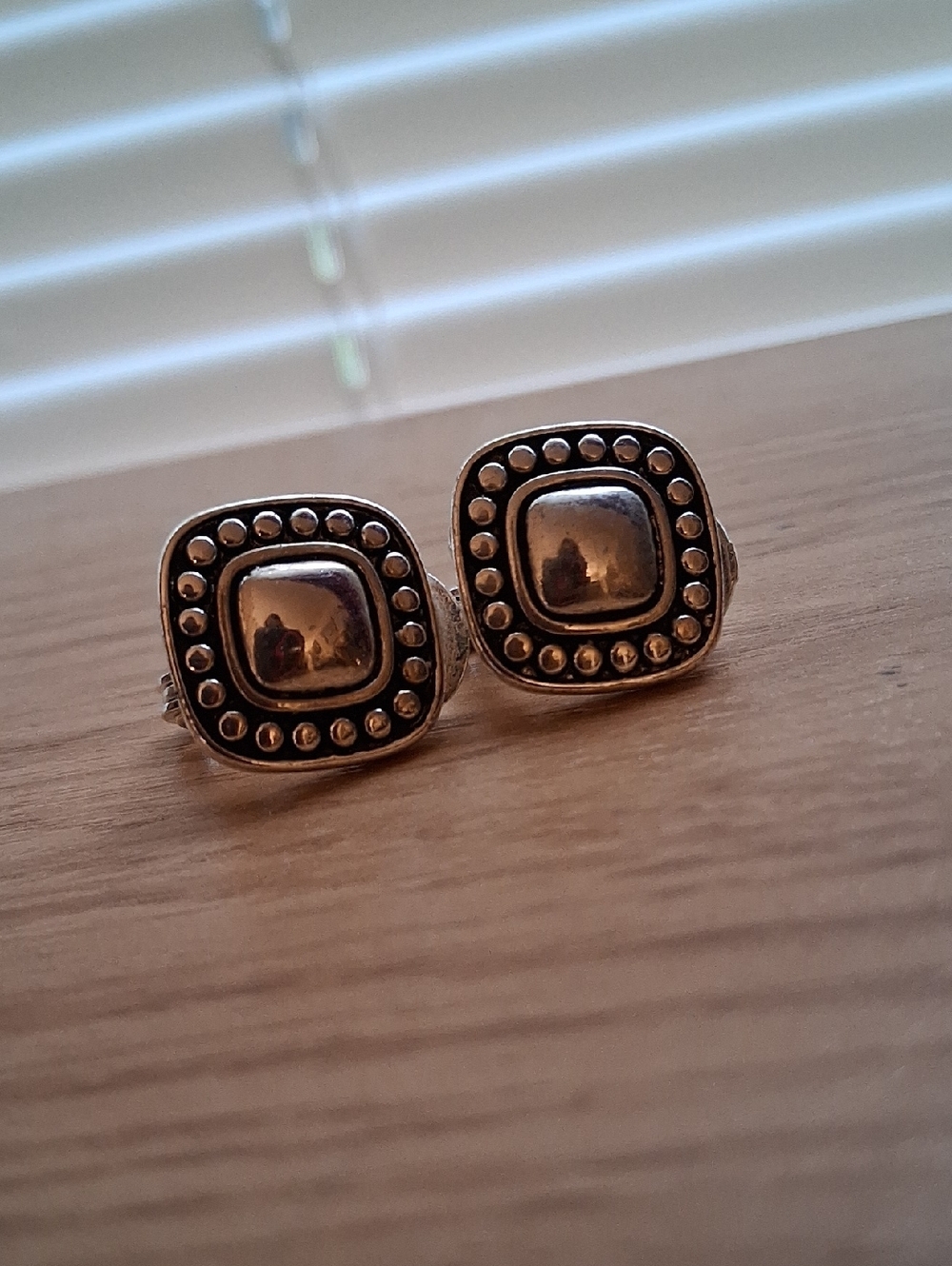 Vintage Silver Clip Earrings